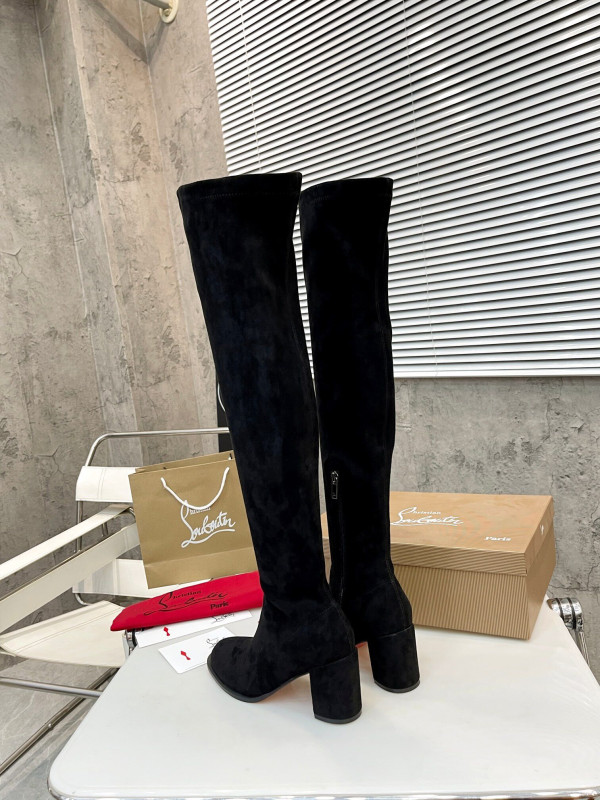 Ch**an louboutin high boots