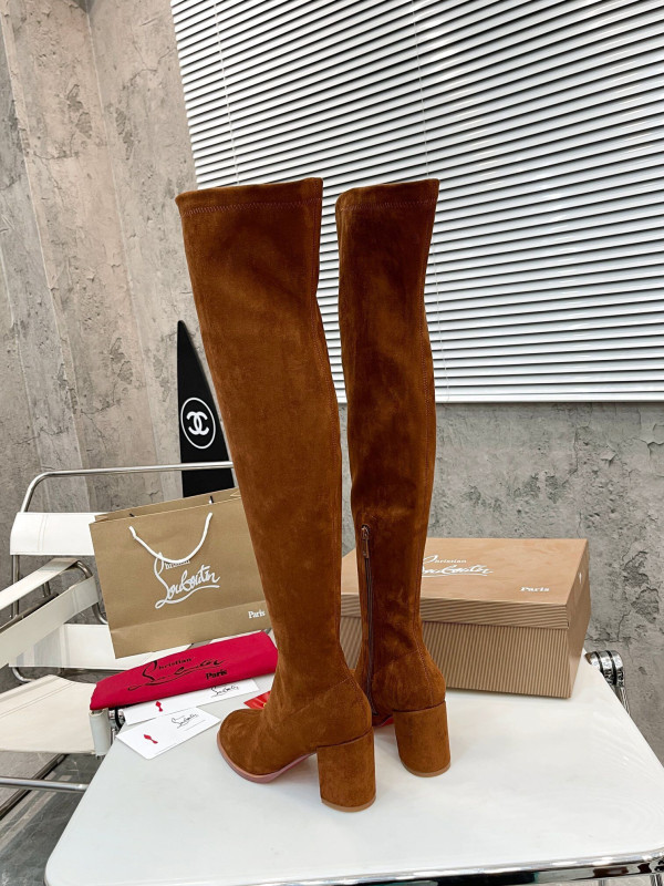 Ch**an louboutin high boots