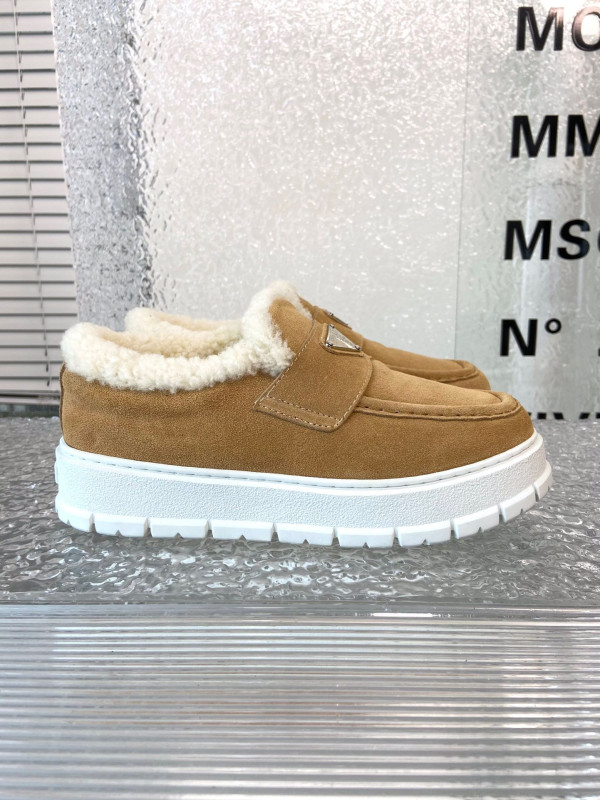 Pra*a suede loafer booties