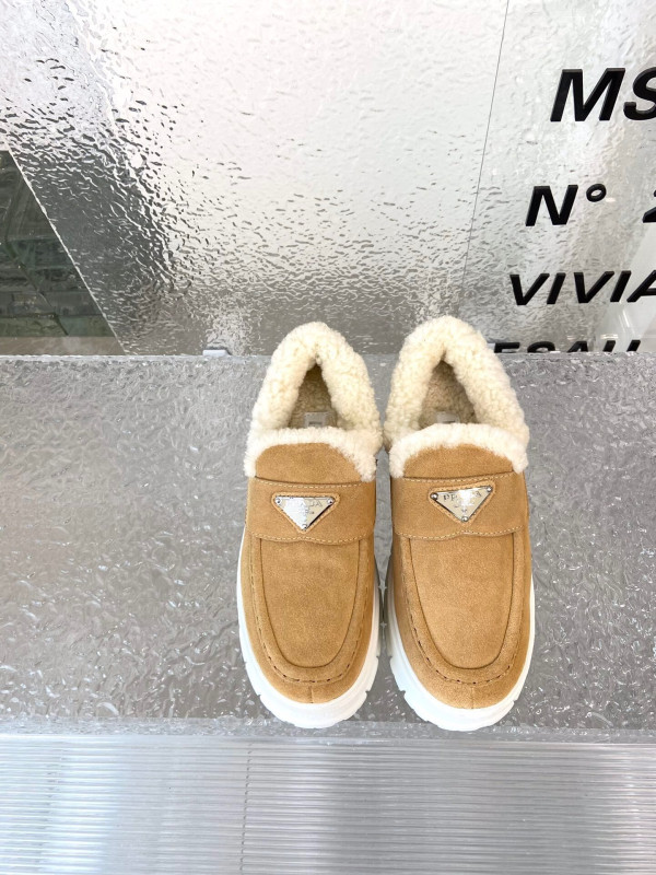 Pra*a suede loafer booties