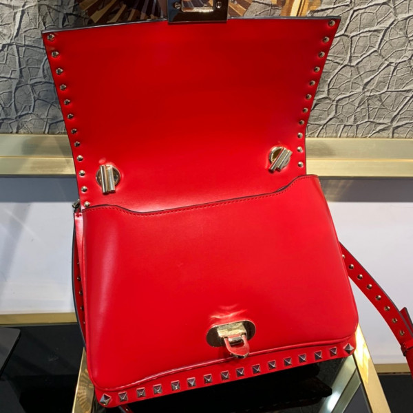 VALENTINO ROCKSTUD SMOOTH CALFSKIN CROSSBODY BAG