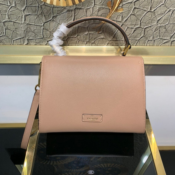 VALENTINO SMALL VSLING GRAINY CALFSKIN HANDBAG