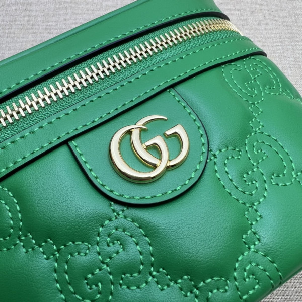G*u*i gg matelassé top handle mini bag