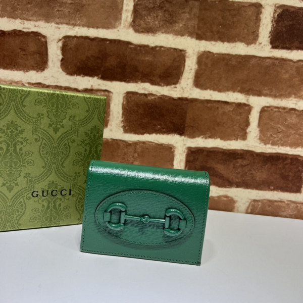 G*u*i horsebit 1955 card case wallet