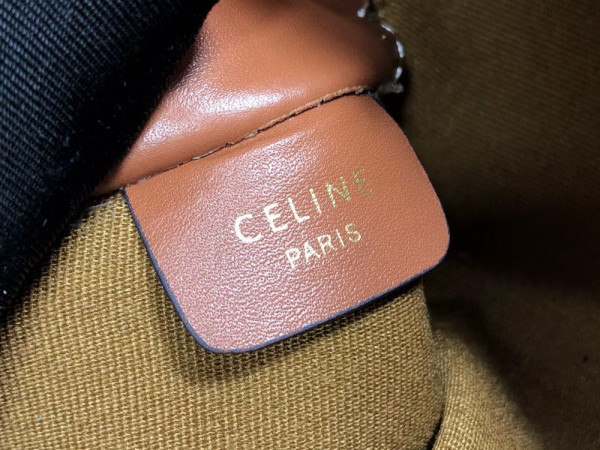 Ce**e clutch on chain in triomphe canvas