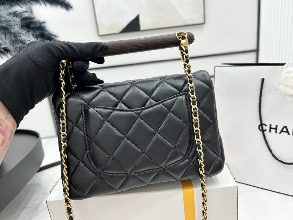 CL SMALL FLAP BAG WITH TOP HANDLE