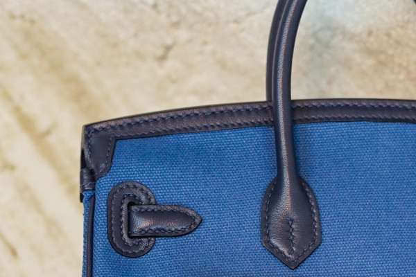 H**mes cargo birkin bag canvas and swift 25