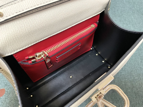 VALENTINO SMALL VSLING GRAINY CALFSKIN HANDBAG