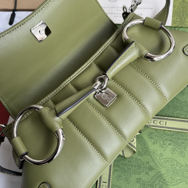 G*u*i horsebit chain small shoulder bag