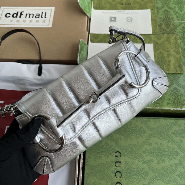 G*u*i horsebit chain small shoulder bag