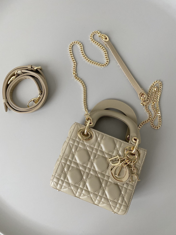 lady D*or mini with lambskin