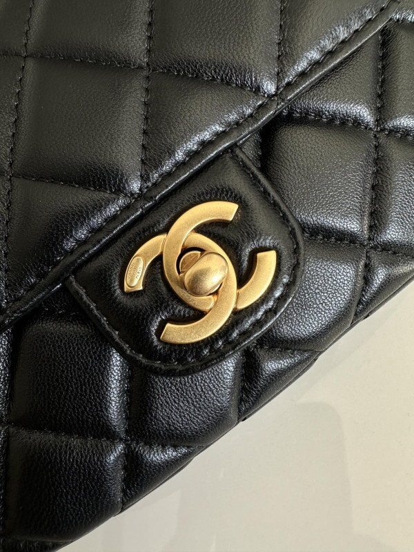 CL SMALL FLAP BAG WITH TOP HANDLE