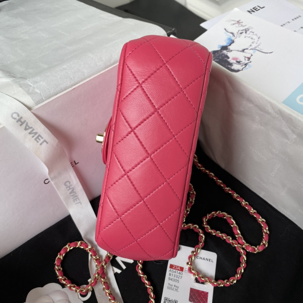 CL FLAP BAG WITH TOP HANDLE-18CM