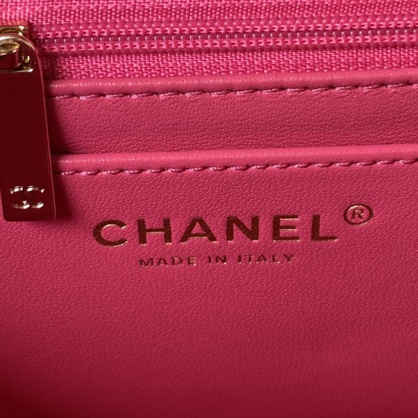 CL FLAP BAG WITH TOP HANDLE-18CM