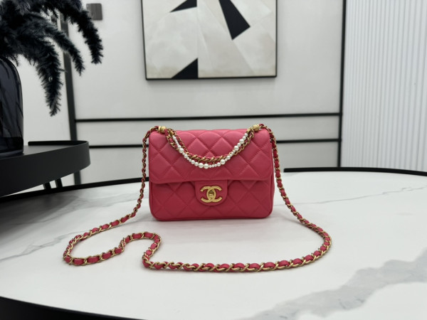 CL FLAP BAG-14.5x19.5x7.5cm