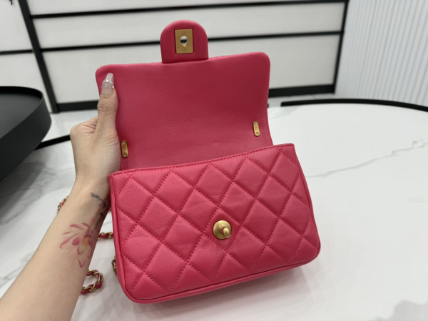 CL FLAP BAG-14.5x19.5x7.5cm