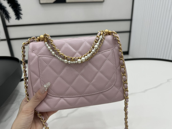 CL FLAP BAG-14.5x19.5x7.5cm
