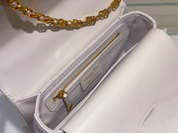 small D*or jolie top handle bag-22 x 14 x 8 cm