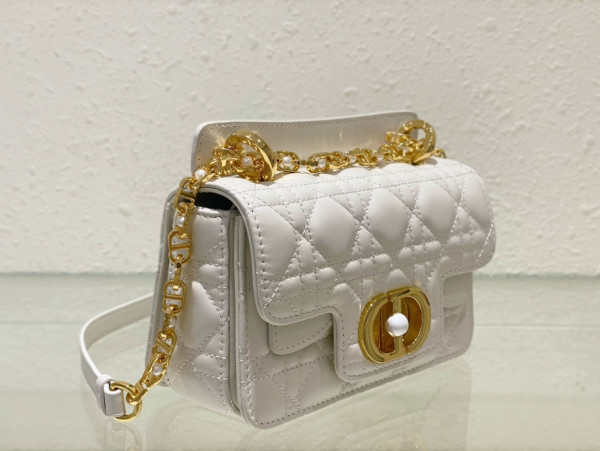 mini D*or jolie top handle bag-19 x 12 x 6 cm