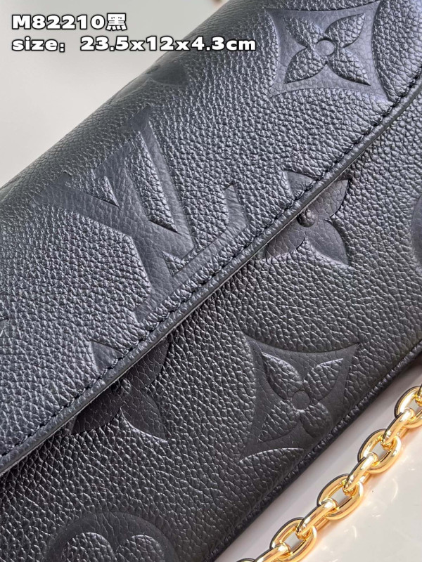 l**is V*t*n wallet on chain ivy-23.5*12*4.3cm