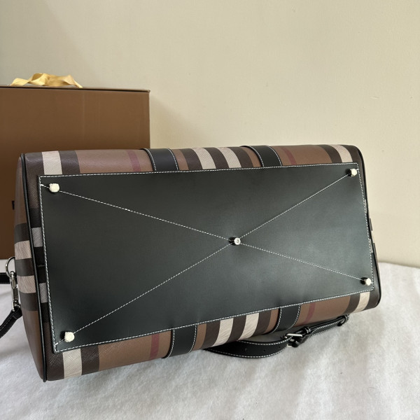 B**rry check bowling bag-49*25*28cm
