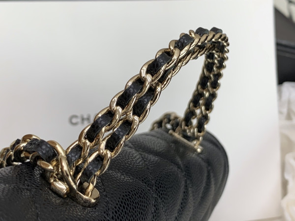 CL FLAP BAG WITH TOP HANDLE-18CM