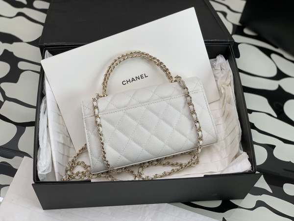 CL FLAP BAG WITH TOP HANDLE-18CM