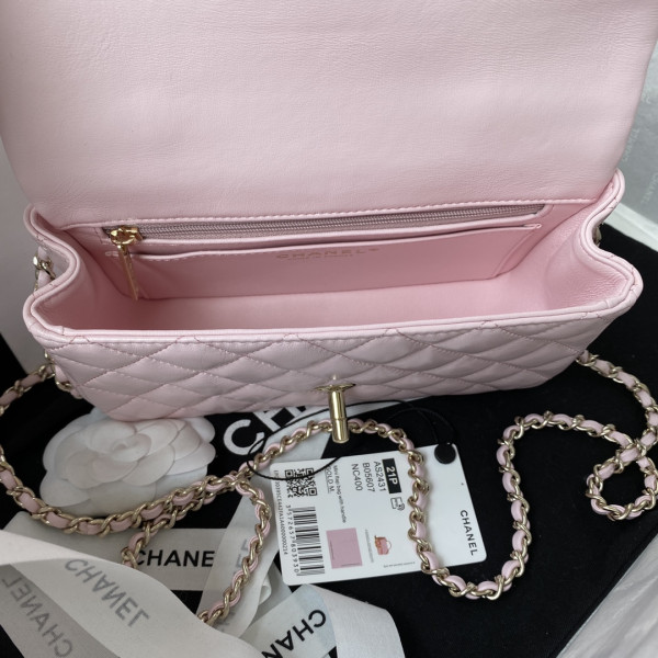 CL FLAP BAG WITH TOP HANDLE-20*12*6cm