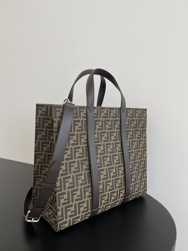 F**di ff jacquard shopper-41*35*19cm