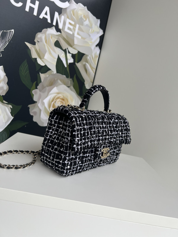 CL FLAP BAG WITH TOP HANDLE-20*12*6cm