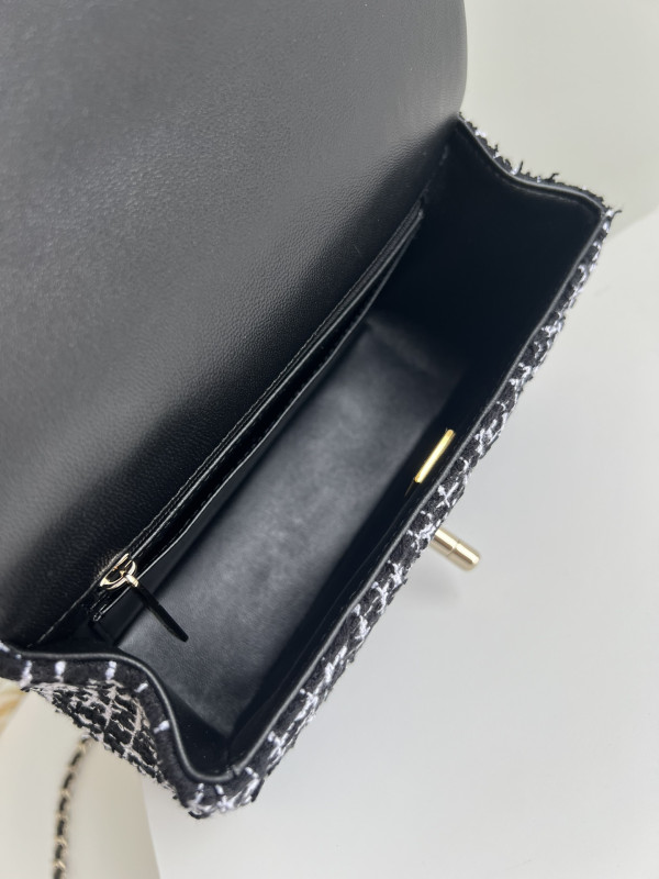 CL FLAP BAG WITH TOP HANDLE-20*12*6cm