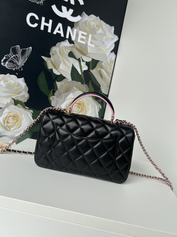 CL FLAP BAG WITH TOP HANDLE-20*12*6cm