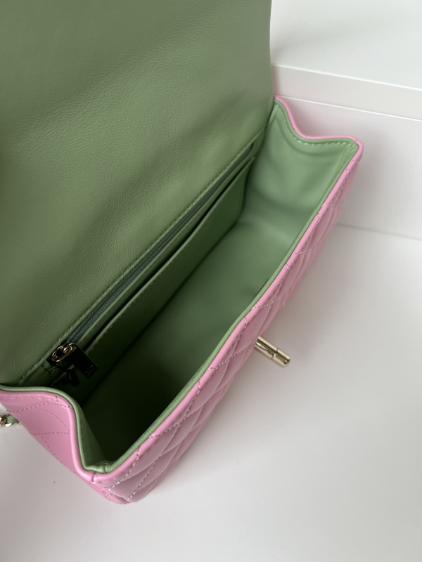 CL FLAP BAG WITH TOP HANDLE-20*12*6cm
