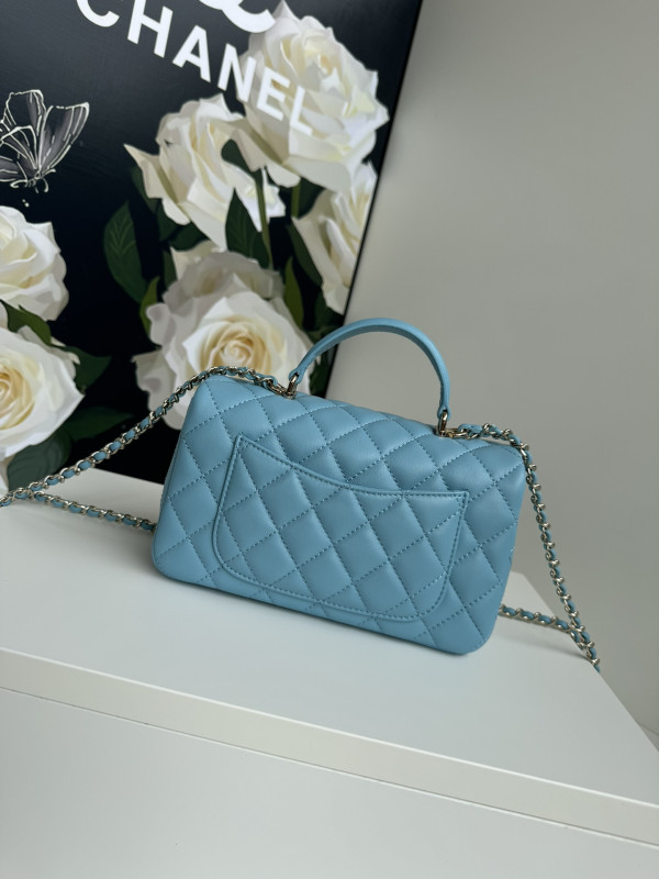 CL FLAP BAG WITH TOP HANDLE-20*12*6cm