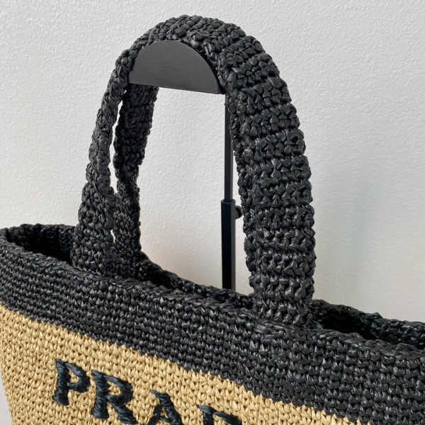 Pra*a crochet tote bag-48*34*16cm