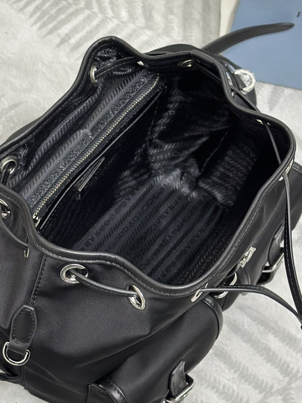 Pra*a small re-nylon backpack-24*28*12cm