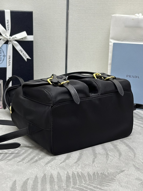 Pra*a small re-nylon backpack-24*28*12cm