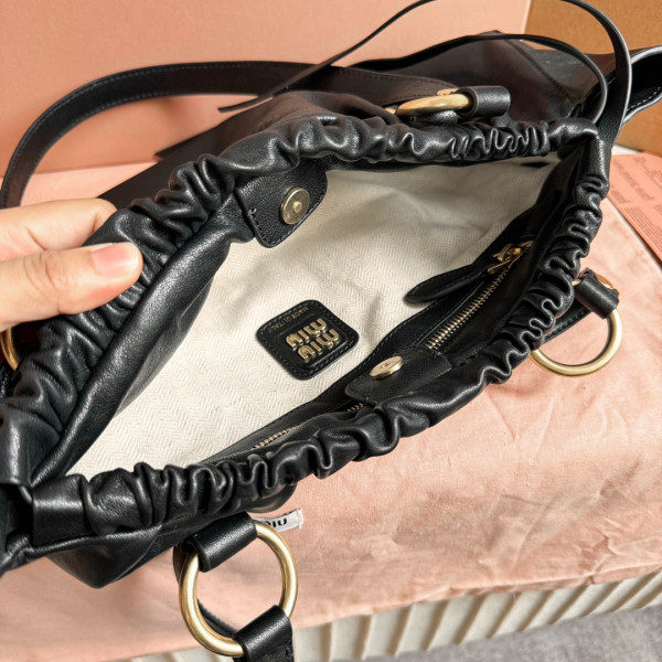 MIUMIU Joie nappa leather bag-44 X 16 X10.5cm