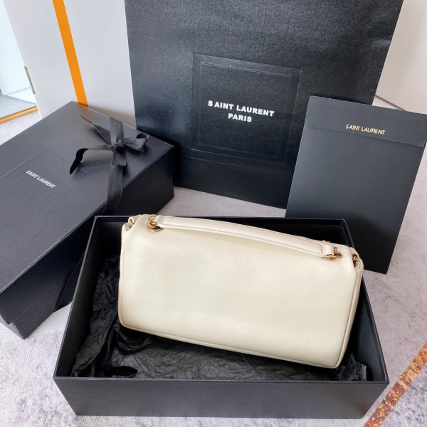 YSL CALYPSO IN PLUNGED LAMBSKIN