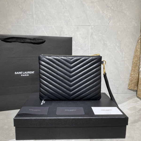 YSL MONOGRAM CLUTCH